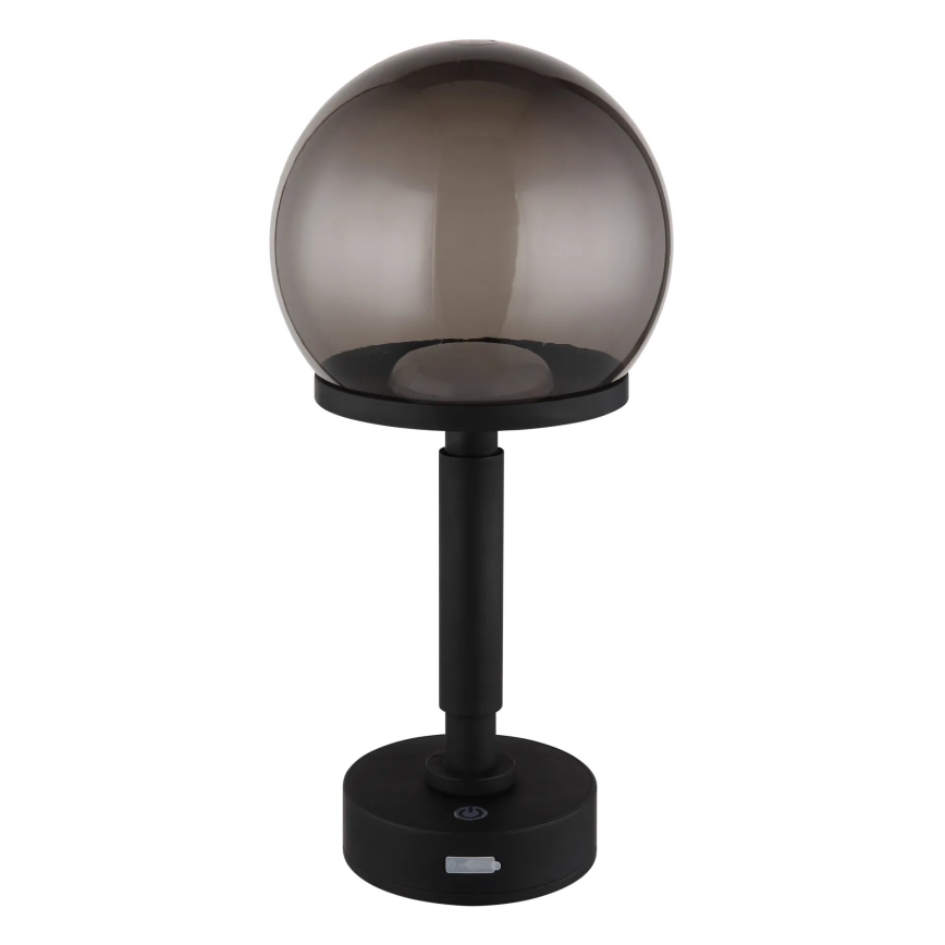 Globo - LED Ściemnialna ładowalny dotykowa Lampa stołowa LED/2,5W/5V 1800mAh 2700/4000/6500K czarny