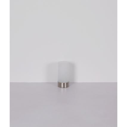 Globo - LED RGBW Ściemnialna zewnętrzna dotykowa lampa stołowa LED/1,8W/5V 1500 mAh IP44 matowy chrom