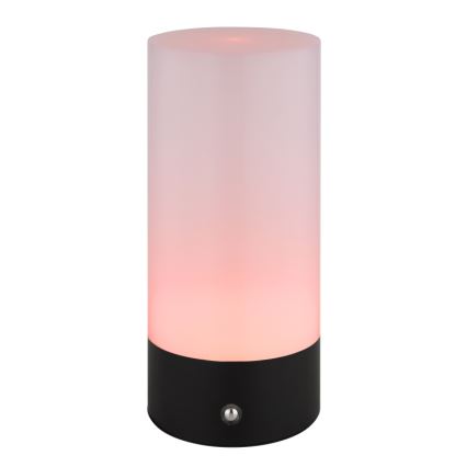 Globo - LED RGBW Ściemnialna zewnętrzna dotykowa lampa stołowa LED/1,8W/5V 1500 mAh czarna