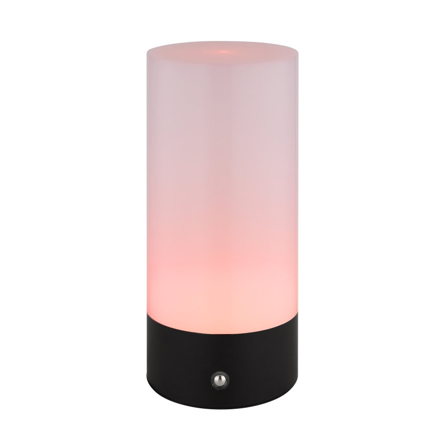Globo - LED RGBW Ściemnialna zewnętrzna dotykowa lampa stołowa LED/1,8W/5V 1500 mAh czarna