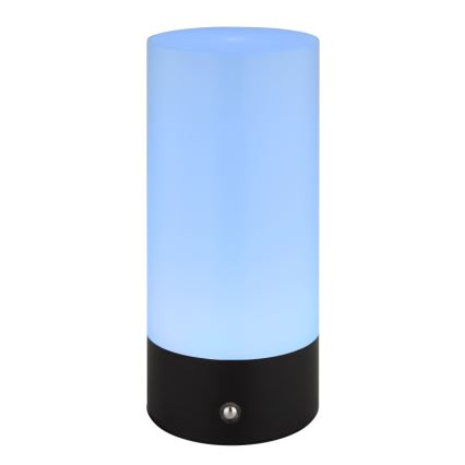 Globo - LED RGBW Ściemnialna zewnętrzna dotykowa lampa stołowa LED/1,8W/5V 1500 mAh czarna
