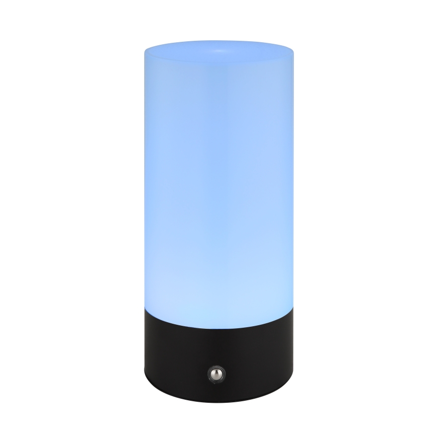 Globo - LED RGBW Ściemnialna zewnętrzna dotykowa lampa stołowa LED/1,8W/5V 1500 mAh czarna