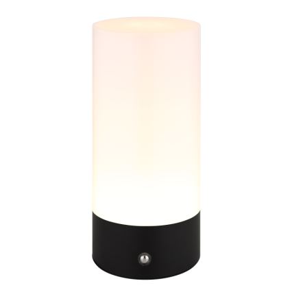 Globo - LED RGBW Ściemnialna zewnętrzna dotykowa lampa stołowa LED/1,8W/5V 1500 mAh czarna