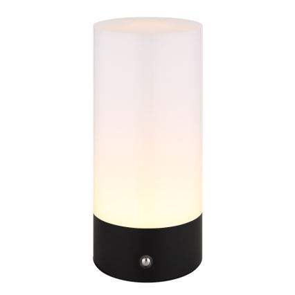 Globo - LED RGBW Ściemnialna zewnętrzna dotykowa lampa stołowa LED/1,8W/5V 1500 mAh czarna