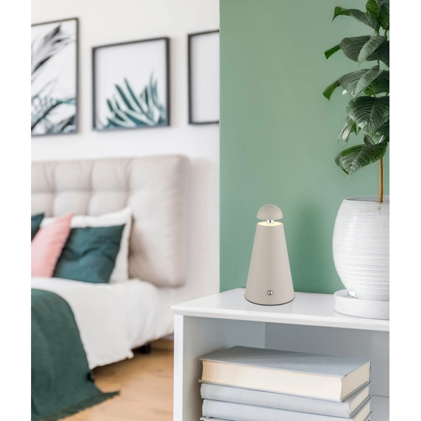 Globo - LED Ściemnialna dotykowa ładowalna lampa stołowa LED/1,2W/5V 1200 mAh 2700/4500/6000K