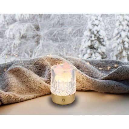 Globo - LED Ściemnialna dotykowa lampa stołowa LED/1W/5V 3000K 1200 mAh złota