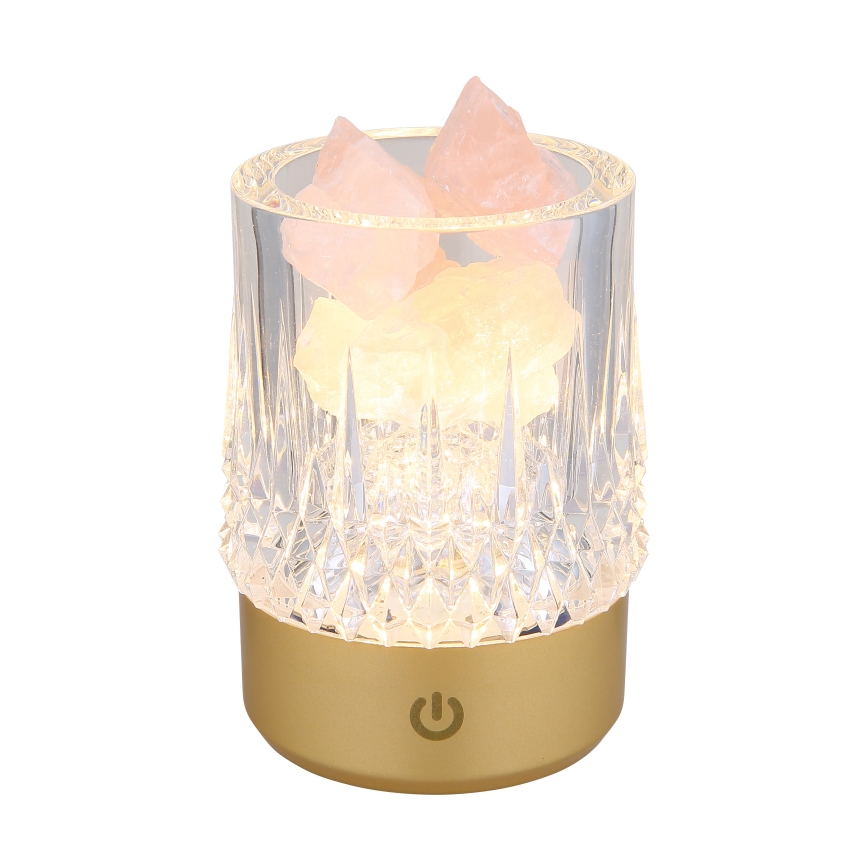 Globo - LED Ściemnialna dotykowa lampa stołowa LED/1W/5V 3000K 1200 mAh złota