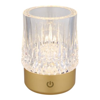 Globo - LED Ściemnialna dotykowa lampa stołowa LED/1W/5V 3000K 1200 mAh złota