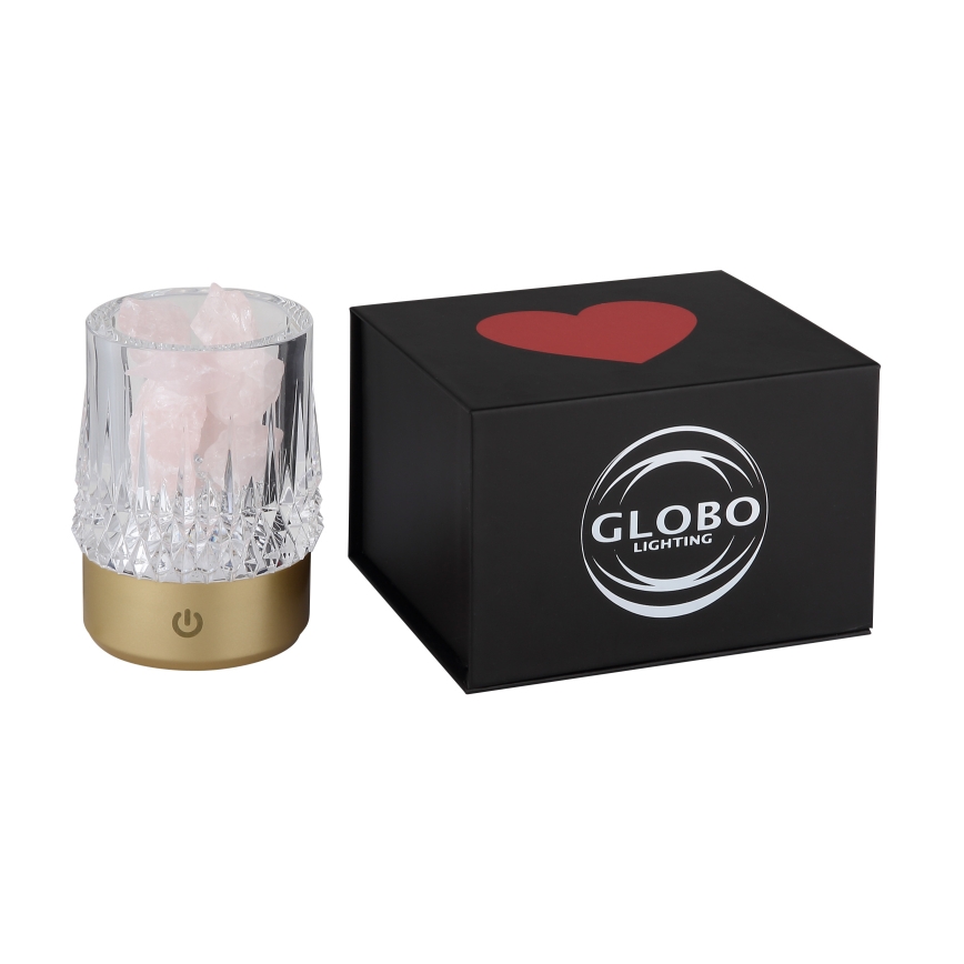 Globo - LED Ściemnialna dotykowa lampa stołowa LED/1W/5V 3000K 1200 mAh złota