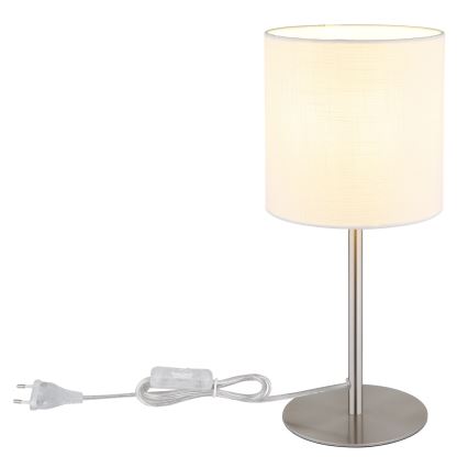 Globo - Lampa stołowa 1xE27/40W/230V biała