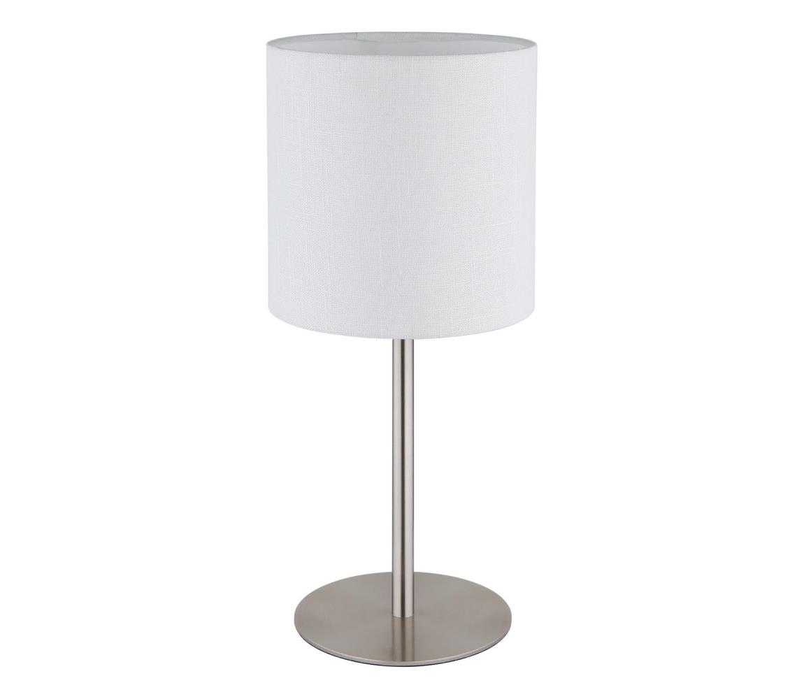 Globo 21440W - Lampa stołowa BENSON 1xE27/40W/230V biała