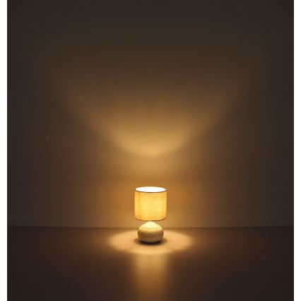 Globo - Lampa stołowa 1xE14/40W/230V beżowy/keramika