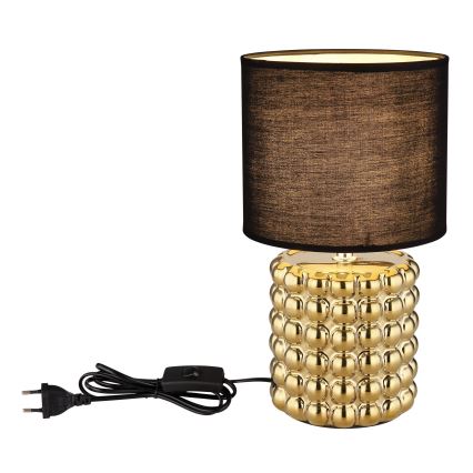 Globo - Lampa stołowa 1xE14/40W/230V czarna/złota