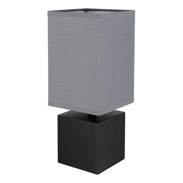 Globo 21628ALU - Lampa stołowa VALENTINO 1xE27/7W/230V czarny/antracyt
