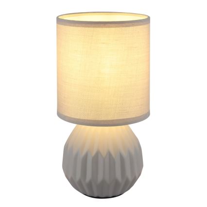 Globo - Lampa stołowa 1xE14/40W/230V szary