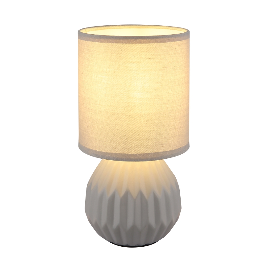 Globo - Lampa stołowa 1xE14/40W/230V szary