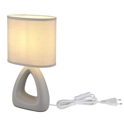 Globo - Lampa stołowa 1xE14/40W/230V szary
