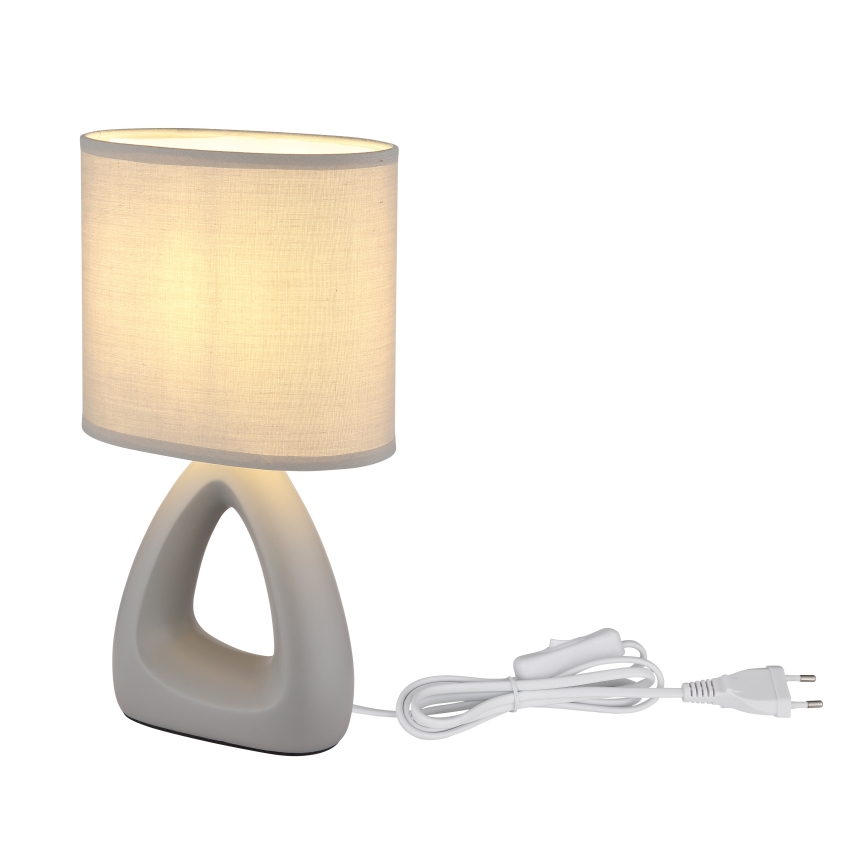 Globo - Lampa stołowa 1xE14/40W/230V szary