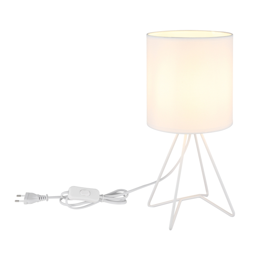 Globo - Lampa stołowa 1xE14/40W/230V biała