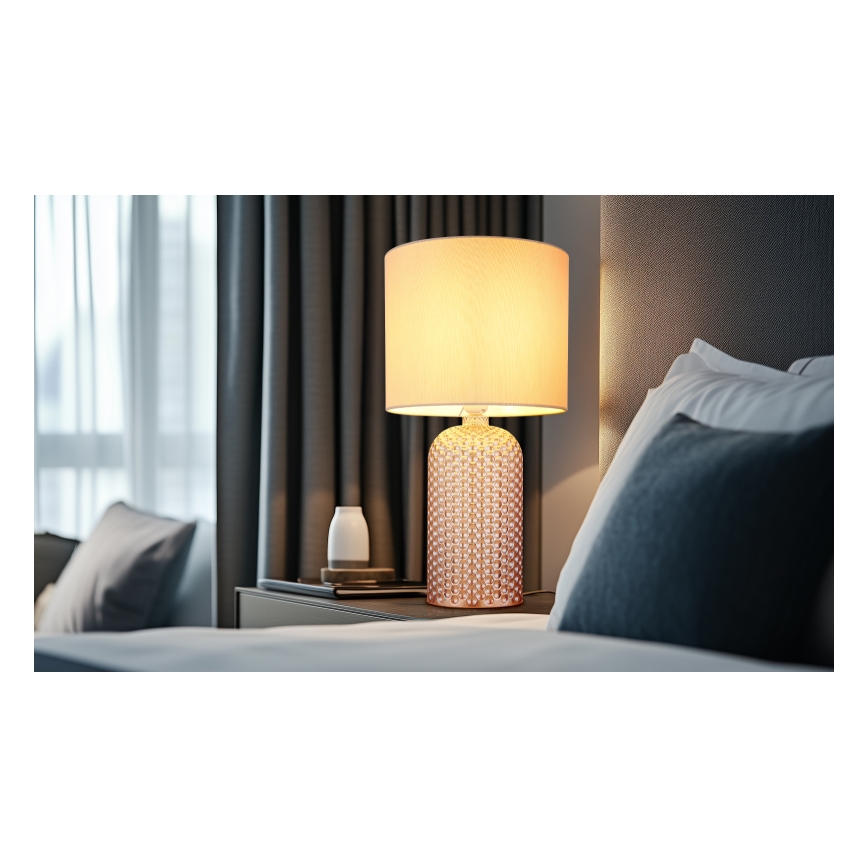 Globo - Lampa stołowa 1xE27/60W/230V beżowy