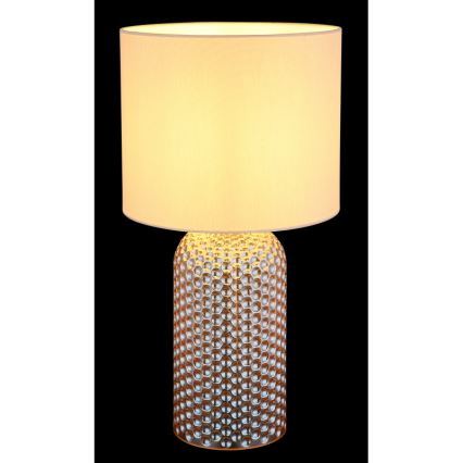 Globo - Lampa stołowa 1xE27/60W/230V beżowy