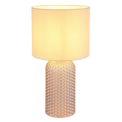 Globo - Lampa stołowa 1xE27/60W/230V beżowy