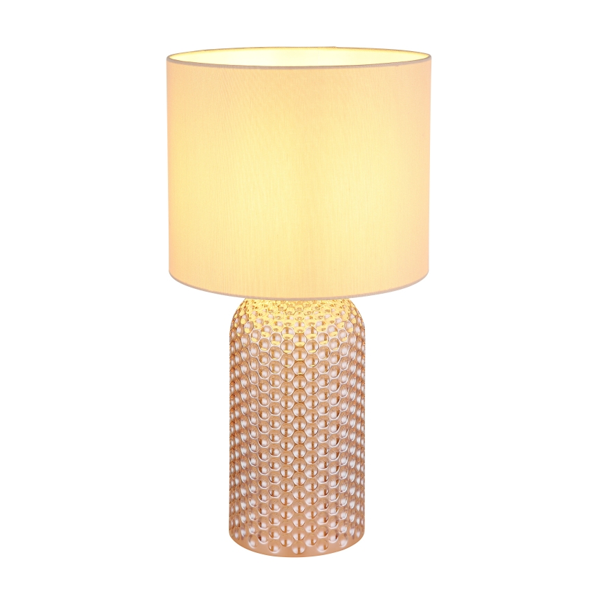 Globo - Lampa stołowa 1xE27/60W/230V beżowy