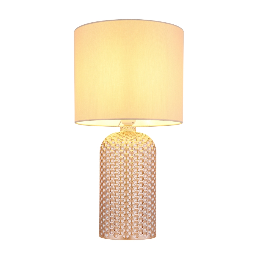 Globo - Lampa stołowa 1xE27/60W/230V beżowy