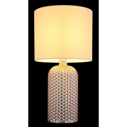 Globo - Lampa stołowa 1xE27/60W/230V beżowy