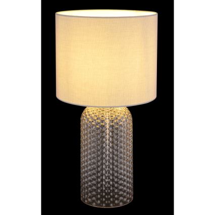 Globo - Lampa stołowa 1xE27/60W/230V szary