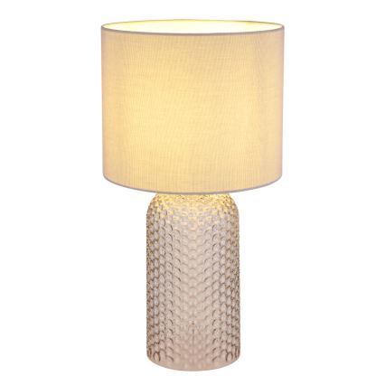 Globo - Lampa stołowa 1xE27/60W/230V szary