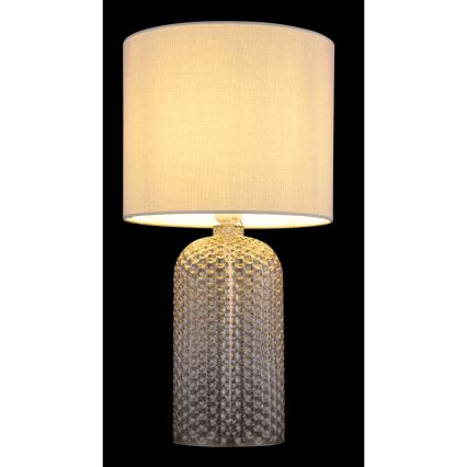 Globo - Lampa stołowa 1xE27/60W/230V szary