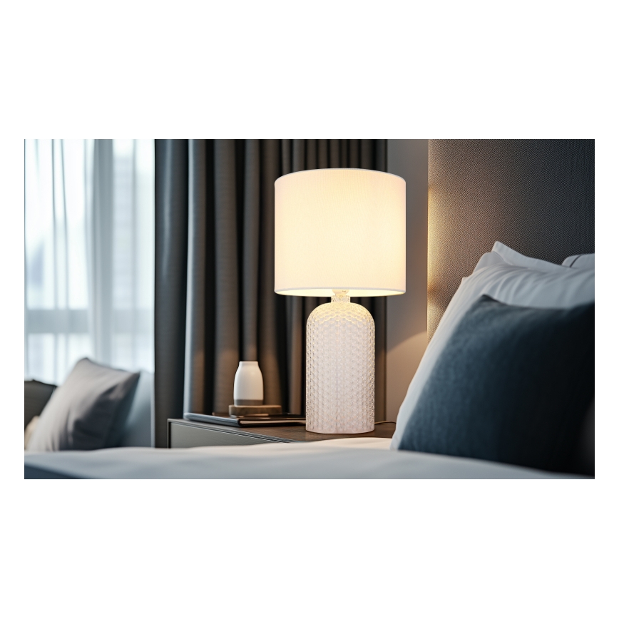 Globo - Lampa stołowa 1xE27/60W/230V biały