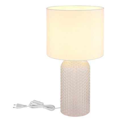 Globo - Lampa stołowa 1xE27/60W/230V biały