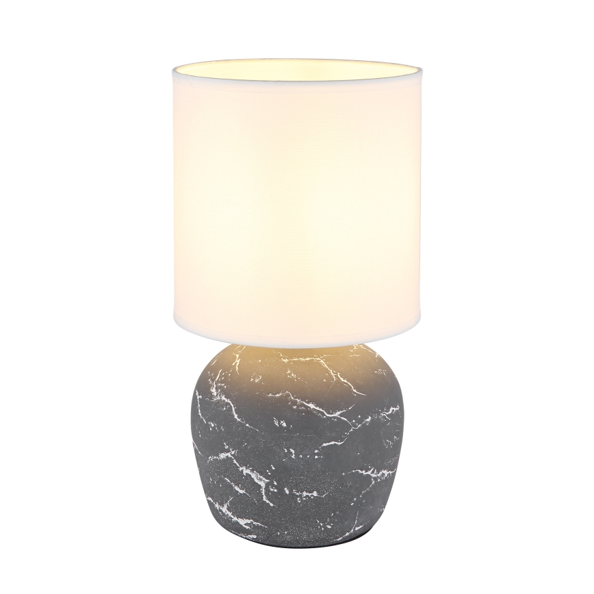 Globo - Lampa stołowa 1xE14/40W/230V szary