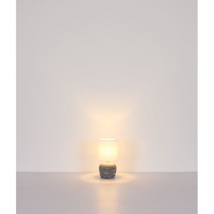 Globo - Lampa stołowa 1xE14/40W/230V szary
