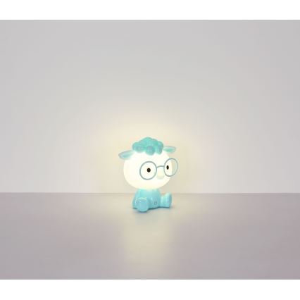 Globo - LED Ściemnialna akumulatorowa dziecięca lampka nocna LED/1W/5V 500 mAh niebieska