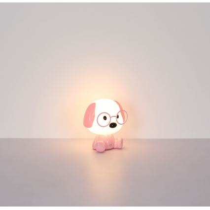 Globo - LED ładowalna dziecięca lampka nocna z regulacją jasności LED/1W/5V 500 mAh różowa