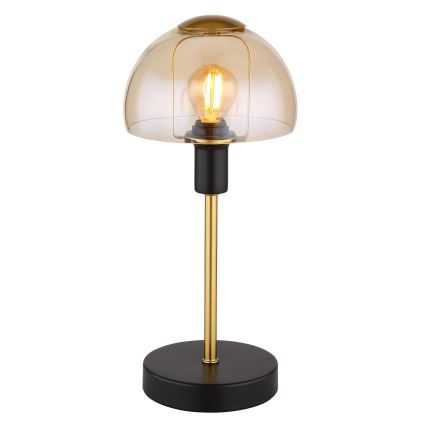 Globo - Stołowy dotykowa lampa 1xE14/25W/230V czarny/złoty