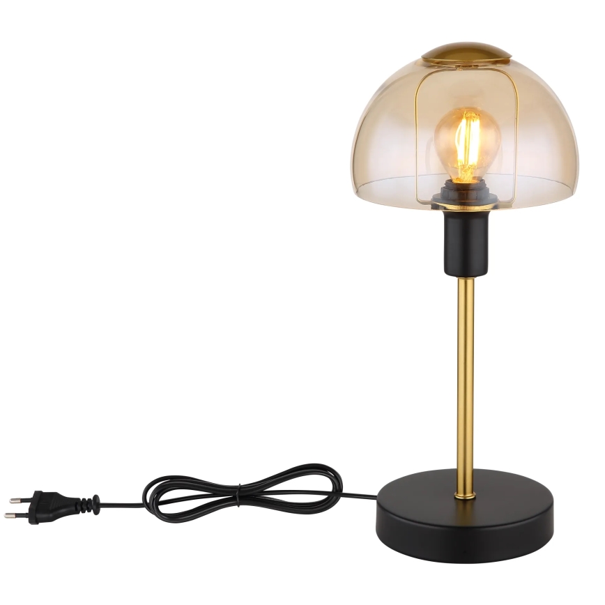 Globo - Stołowy dotykowa lampa 1xE14/25W/230V czarny/złoty