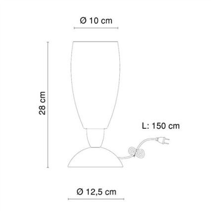 Globo 21922 - Lampa z regulacją światła AURIGA 1xE14/40W/230V