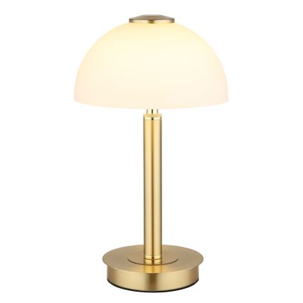 Globo - dotykowa, ściemniana lampa stołowa LED/7W/230V 3000K, mosiężna