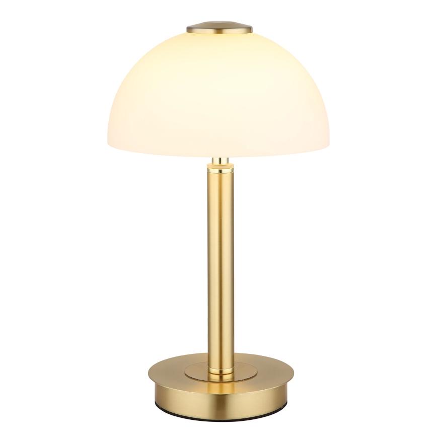 Globo - dotykowa, ściemniana lampa stołowa LED/7W/230V 3000K, mosiężna