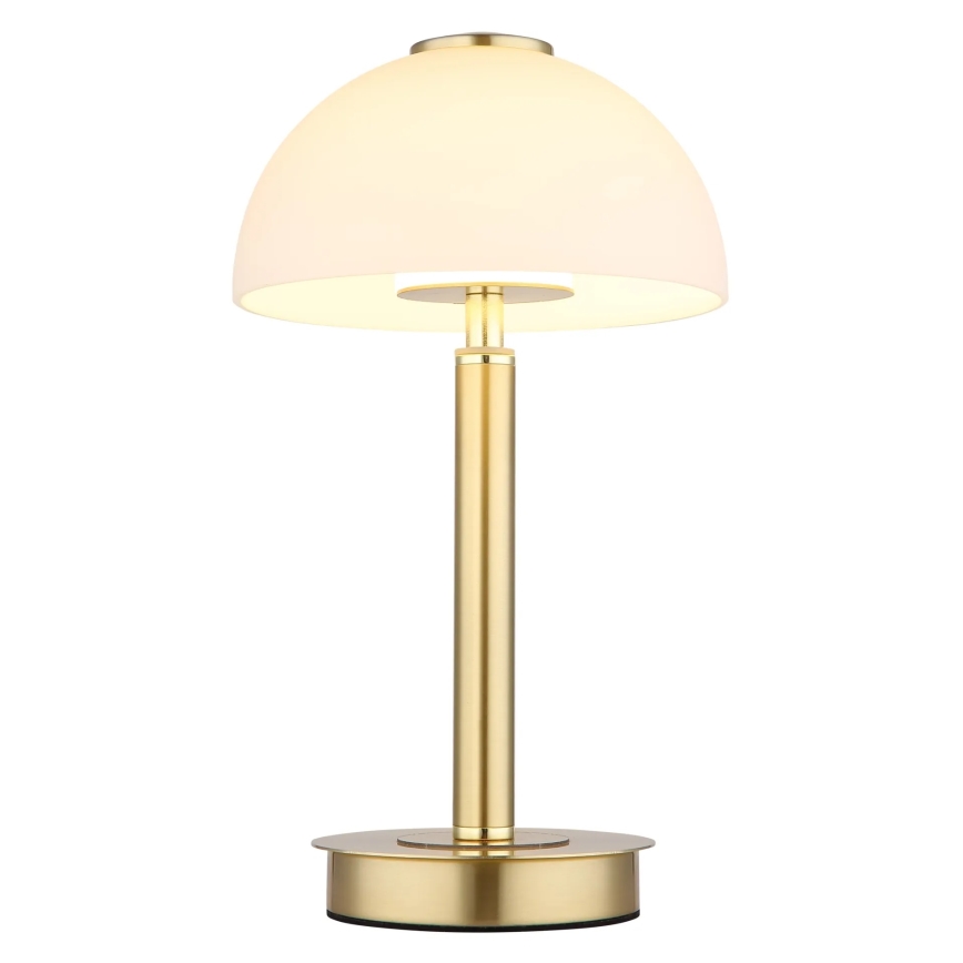 Globo - dotykowa, ściemniana lampa stołowa LED/7W/230V 3000K, mosiężna