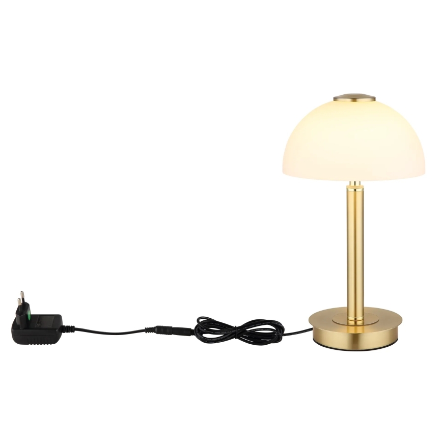 Globo - Dotykowa ściemniana lampa stołowa LED/7W/230V 3000K mosiądz