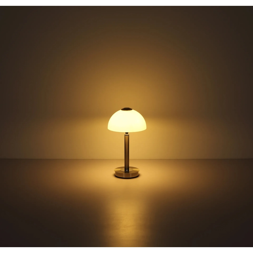 Globo - LED ściemniana dotykowa lampka stołowa LED/7W/230V 3000K matowy chrom