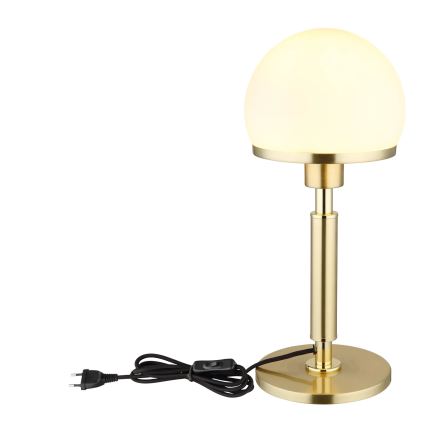 Globo - Lampa stołowa 1xE27/40W/230V złota
