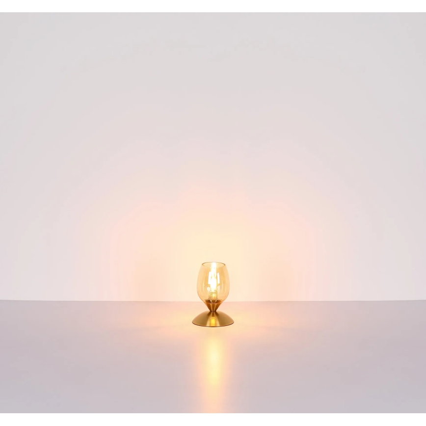 Globo - Dotykowa lampa stołowa 1xE14/25W/230V mosiądz