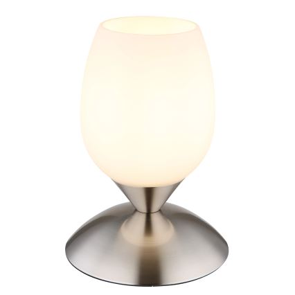 Globo - Stołowy dotykowa lampa 1xE14/25W/230V matowy chrom