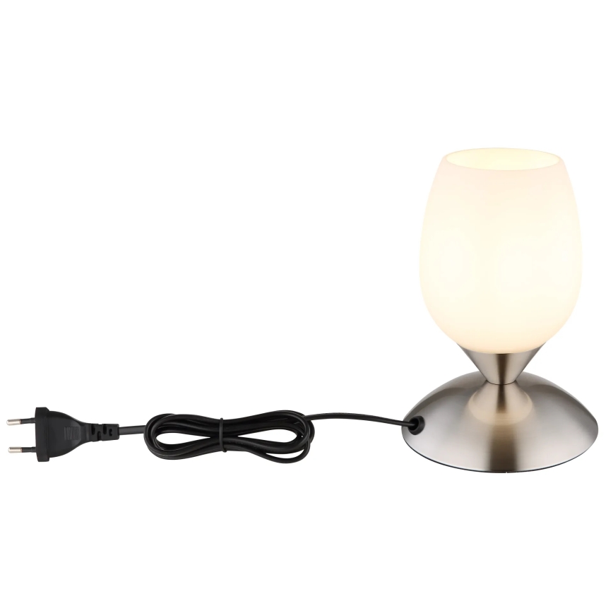 Globo - Stołowy dotykowa lampa 1xE14/25W/230V matowy chrom